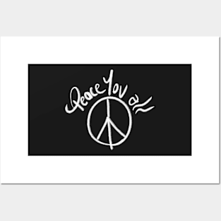 peace you all, peace y'all themed graphic design Posters and Art